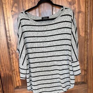 Black and Grey Striped Top from 41 Hawthorn by Stitch Fix.